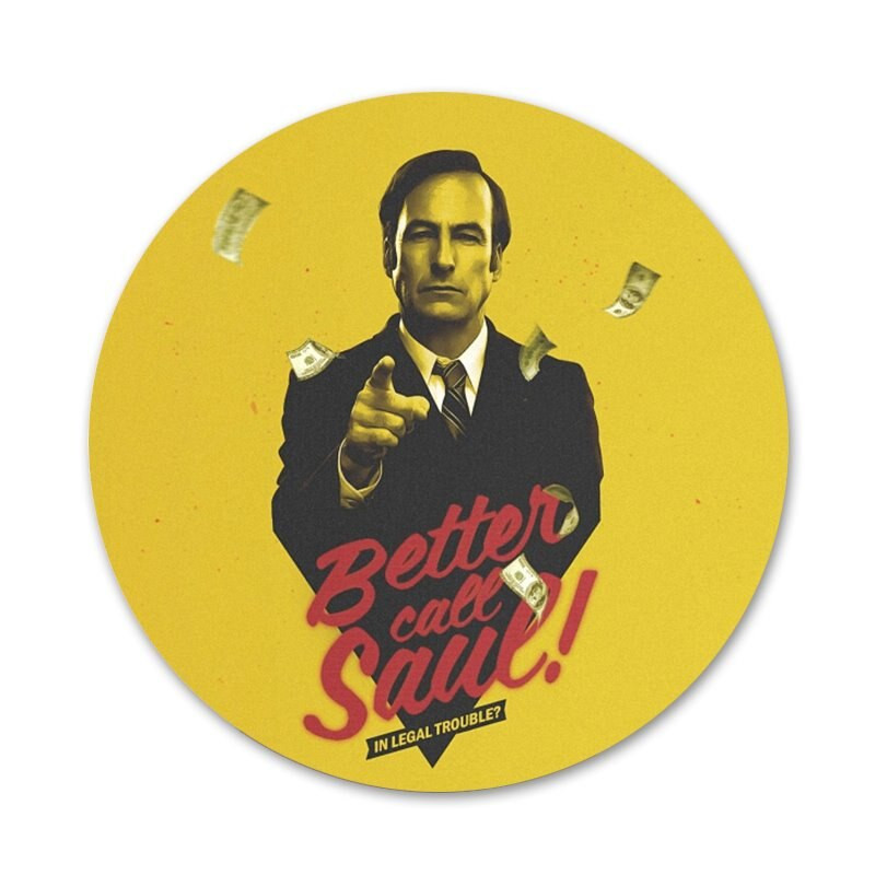 Ikony Better Call Saul, špendlíky, odznaky, dekorácie, brošne, kovové odznaky na oblečenie, dekorácia batohu 58 mm