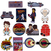 C1265 Colecția de filme Creativitate Ace emailate Femei Insigna Rucsac Guler Ace de rever Bijuterii pentru pălărie