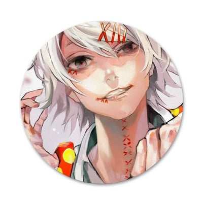 Anime JUUZOU SUZUYA Tokyo Ghoul Ikony Špendlíky Odznak Dekorácia Brošne Kovové Odznaky Na Oblečenie Batoh Dekorácia