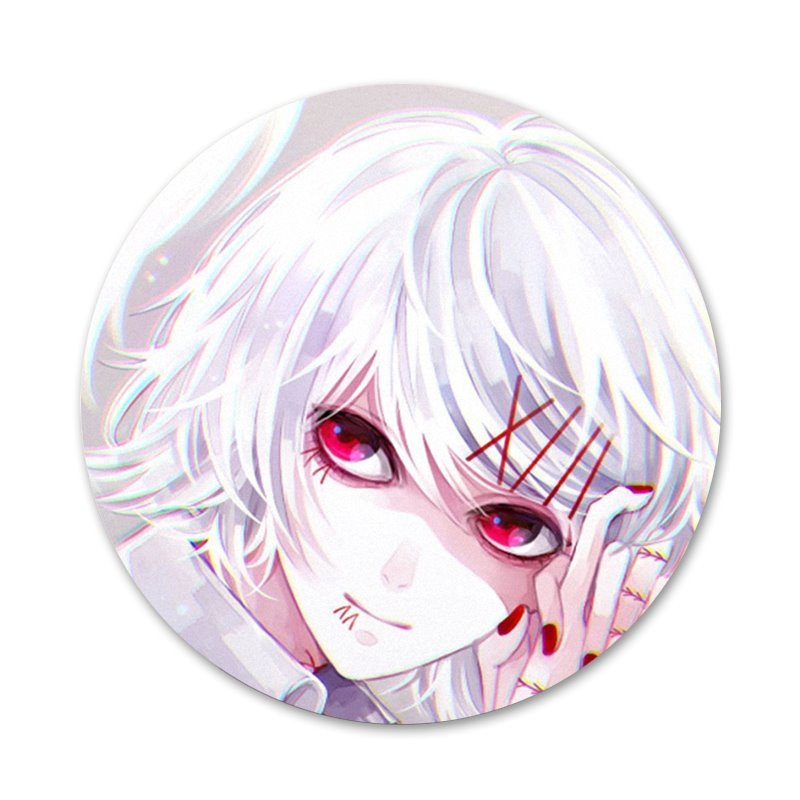 Anime JUUZOU SUZUYA Tokyo Ghoul Ikony Špendlíky Odznak Dekorácia Brošne Kovové Odznaky Na Oblečenie Batoh Dekorácia