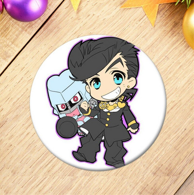 JoJos veidrad seiklusfilmi märgi pross Jotaro Kujo Jonathan Joestar Joseph Giorno Giovanna lapel Anime Pins seljakottide jaoks