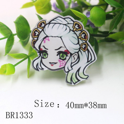 20325-1,5 бр./лот анимационен акрилен плосък гръб Аксесоари за бижута материали, Направи си сам ръчно изработена украса за детска прическа