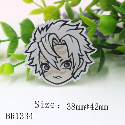 20325-1,5 бр./лот анимационен акрилен плосък гръб Аксесоари за бижута материали, Направи си сам ръчно изработена украса за детска прическа