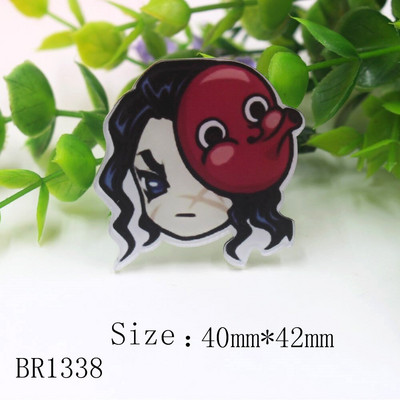 20325-1,5 бр./лот анимационен акрилен плосък гръб Аксесоари за бижута материали, Направи си сам ръчно изработена украса за детска прическа