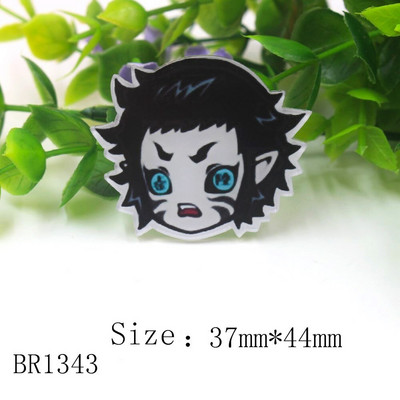 20325-1,5 бр./лот анимационен акрилен плосък гръб Аксесоари за бижута материали, Направи си сам ръчно изработена украса за детска прическа