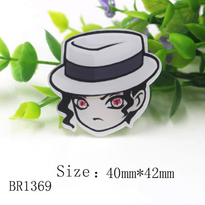 20325-1,5 бр./лот анимационен акрилен плосък гръб Аксесоари за бижута материали, Направи си сам ръчно изработена украса за детска прическа