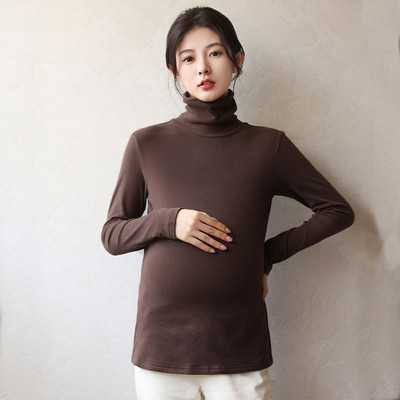 Bluză casual de damă cu guler înalt