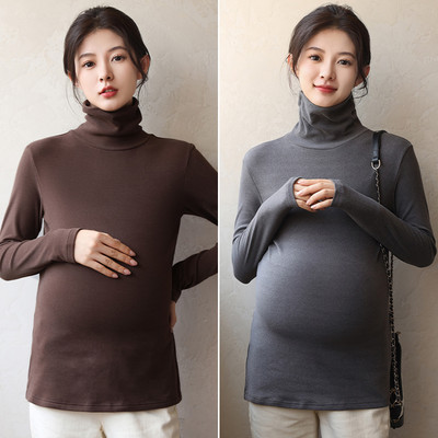 Bluză casual de damă cu guler înalt