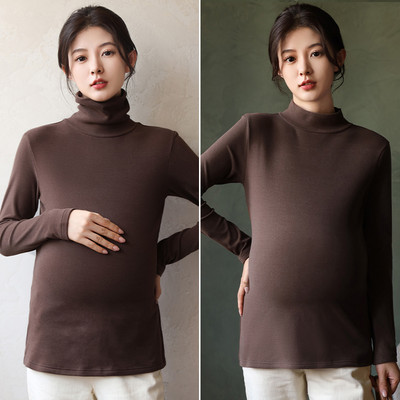 Bluză casual de damă cu guler înalt