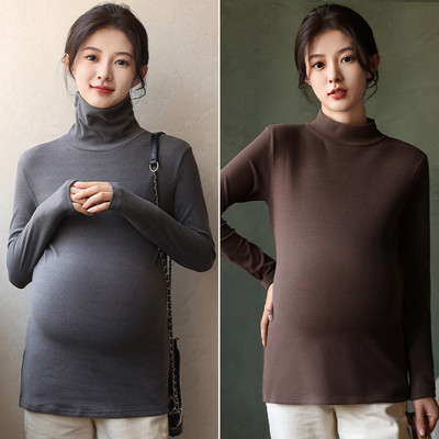 Bluză casual de damă cu guler înalt