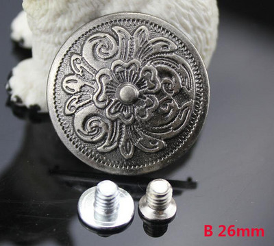 Antikvarinio lydinio reljefinės gėlės apvalios skydinės piniginės sagtis piniginei diržo krepšiui džinsai telefono dėklas šuns antkaklis, pasidaryk pats, amatų reikmenys