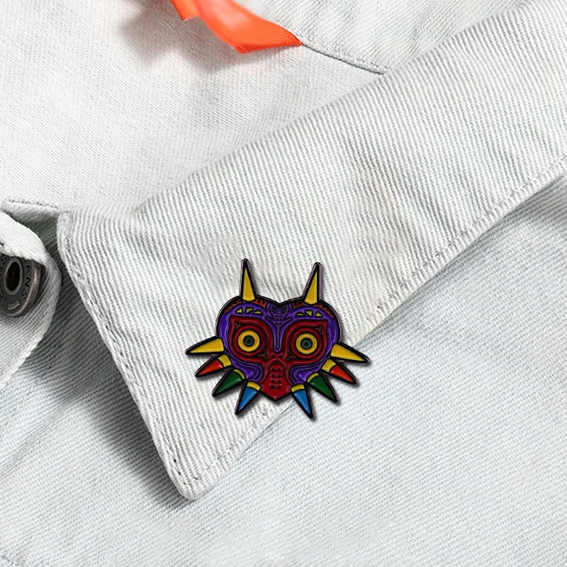 C1670 Jaapani mängupross rõivaste jaoks. Märgid koos animenõelaga Aksessuaarid ehete jaoks Kingitus Manga seljakott rinnamärk Prossid Reväär