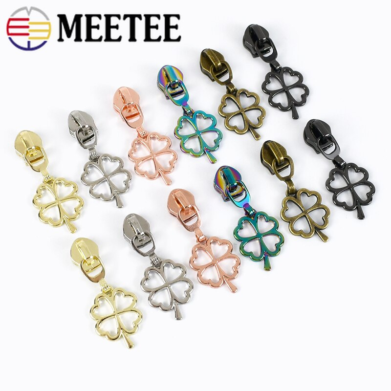 Meetee 5/10/20 tk 5# tõmblukupead nailonist tõmbluku jaoks Rõivaste kott Tõmblukud Liugurid Tõmblukkude paranduskomplektid DIY õmblustarvikud