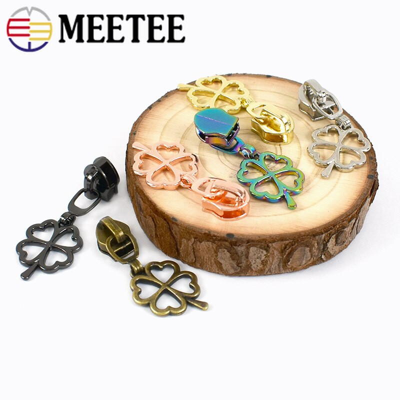 Meetee 5/10/20 tk 5# tõmblukupead nailonist tõmbluku jaoks Rõivaste kott Tõmblukud Liugurid Tõmblukkude paranduskomplektid DIY õmblustarvikud