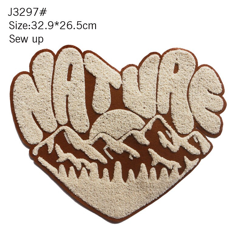 Didelis mados gražus rankšluosčių siuvinėjimas Besišypsantis veidas Širdies formos Žvaigždė Tigras Žaidimų Kortelės Audinio lipdukas „Pasidaryk pats“ ženklelis laisvalaikio drabužiai