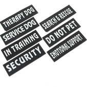 Câine de serviciu pentru animale de companie în dresaj SECURITATE K9 PATCH Terapie câine NU ANIMĂȚI ANIMAL DE CÂINE SUPPORT EMOȚIONAL BADGE Plascuri pentru CÂINE PET Harness Vest