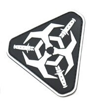 PVC plaastri kukutav kummist Scorpion ühiku märgid akrüülist märgi plaaster Epaulette käepaelad käepaelad, kui PVC plaaster