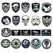 PVC plaastri kukutav kummist Scorpion ühiku märgid akrüülist märgi plaaster Epaulette käepaelad käepaelad, kui PVC plaaster