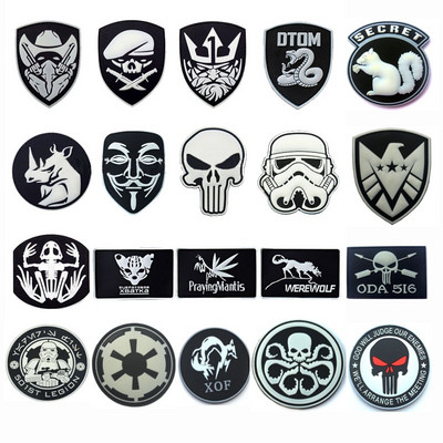 Έμπλαστρο PVC που πέφτει από καουτσούκ Scorpion Unit Badges Ακρυλικό Badge Patch Επωμίδες μπρατσάκια μπρατσάκια όταν PVC έμπλαστρο