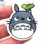 1 ks Roztomilý zvierací kreslený odznak s ikonou Totoro Vysokokvalitná anime postavička s kreslenou postavičkou na ozdobu na batoh, tričko, klobúk