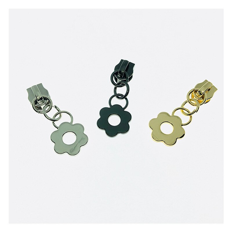 10/20 tk Meetee tõmblukuga liugurid 5# nailonist tõmblukuga kotitasku riided lillekujulised tõmblukupea paranduskomplektid isetegemise õmblustarvikud