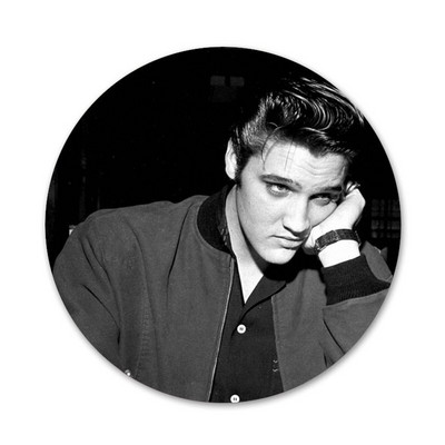 Elvis Presley suudlus luksuslikud ikoonid nööpnõelad märgi kaunistus prossid metallist märgid riiete jaoks seljakoti kaunistus