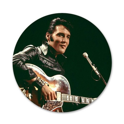 Elvis Presley suudlus luksuslikud ikoonid nööpnõelad märgi kaunistus prossid metallist märgid riiete jaoks seljakoti kaunistus