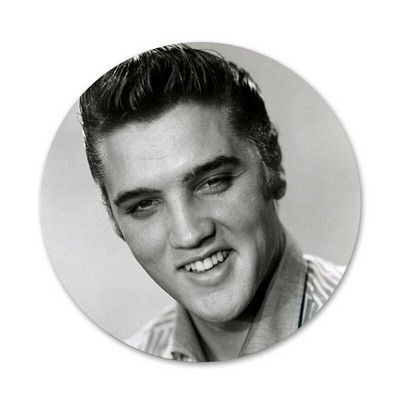 Elvis Presley suudlus luksuslikud ikoonid nööpnõelad märgi kaunistus prossid metallist märgid riiete jaoks seljakoti kaunistus