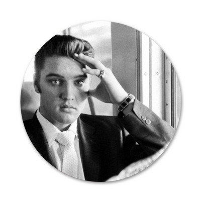 Elvis Presley suudlus luksuslikud ikoonid nööpnõelad märgi kaunistus prossid metallist märgid riiete jaoks seljakoti kaunistus