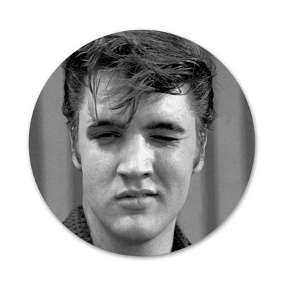 Elvis Presley suudlus luksuslikud ikoonid nööpnõelad märgi kaunistus prossid metallist märgid riiete jaoks seljakoti kaunistus