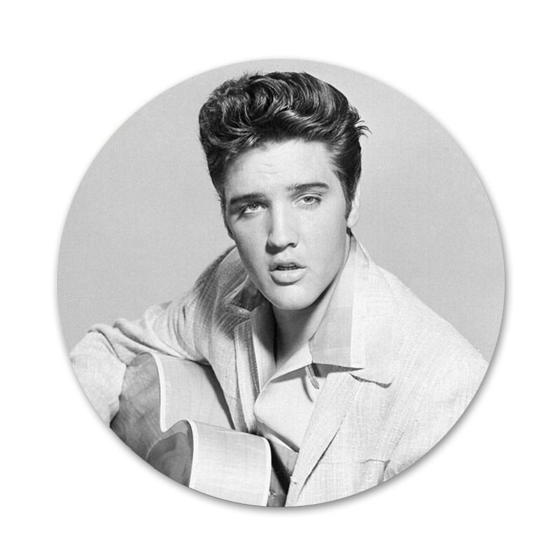 Elvis Presley suudlus luksuslikud ikoonid nööpnõelad märgi kaunistus prossid metallist märgid riiete jaoks seljakoti kaunistus