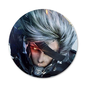 Metal Gear Rising Icons Pins Декорация на значки Брошки Метални значки за декорация на раница 58 mm