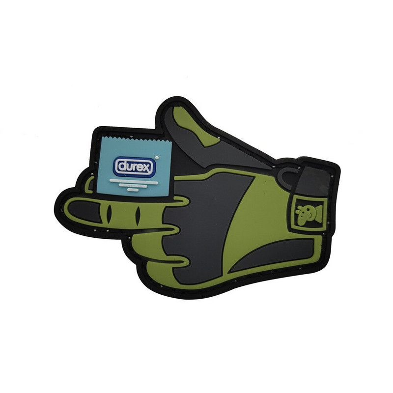 ZOMBIE 99 a 1% batéria Sexy dievča PVC nášivka Taktická vojenská bojová náramková páska Odznak Gumový bojový emblém Aplikácia Odznaky Háčik na chrbte