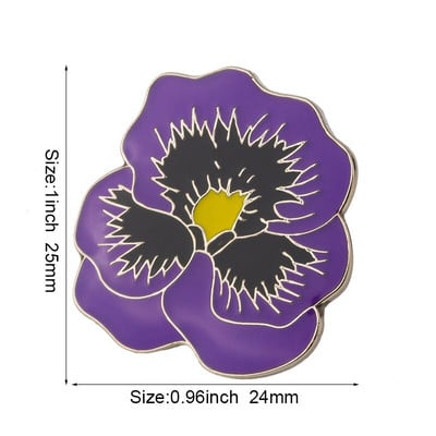 Moonilillede nööpnõelad Märk pross Märgid seljakoti nööpnõelaga prossil