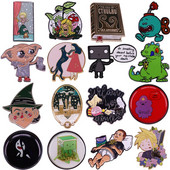 C1633 Cartoon Anime Emajl Pins Žene Muškarci Bedž broševi Ruksak Ovratnik Rever Kolekcija nakita Poklon za djecu Prijatelji