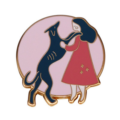 C1633 Cartoon Anime Emajl Pins Žene Muškarci Bedž broševi Ruksak Ovratnik Rever Kolekcija nakita Poklon za djecu Prijatelji