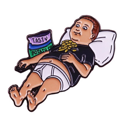 C1633 Cartoon Anime Emajl Pins Žene Muškarci Bedž broševi Ruksak Ovratnik Rever Kolekcija nakita Poklon za djecu Prijatelji