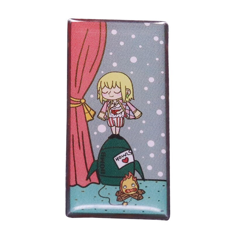 C1633 Kreslené anime smaltované špendlíky Ženy Muži Odznak Brošne Batoh Golier Klopa Kolekcia Šperky Darček pre deti Priatelia