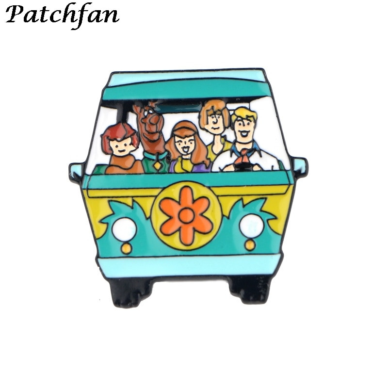 AD068 Patchfan Multifilm Naljakas nööpnõel Märginööbid Koer Pross Lovers Teksasärk Reväärinõelad lastele Kingitused