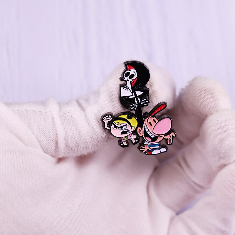 C2176 Hororové dobrodružstvo Smaltované odznaky Anime odznaky Darčekové manga aktovky Odznaky na batoh Brošňa pre oblečenie Doplnky