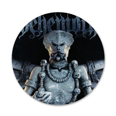 Behemoth Band Design Icons Καρφίτσες Διακοσμητικό σήμα Καρφίτσες Μεταλλικές κονκάρδες για διακόσμηση σακιδίου πλάτης 58mm