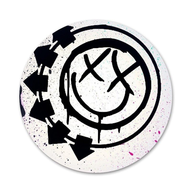 Punk-rockbänd Blink 182 ikooni nööpnõelad märgi kaunistus prossid metallist märgid riiete jaoks seljakoti kaunistus