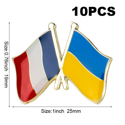 USA Ukraina Ühendkuningriik Ukraina Ukraina Poola Ukraina Taani Ukraina Rootsi Ukraina lipu märk Lipp Reväärinõel Pross