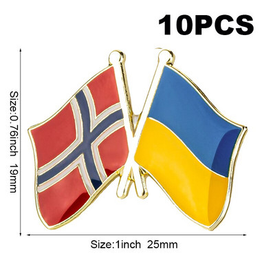 USA Ukraina Ühendkuningriik Ukraina Ukraina Poola Ukraina Taani Ukraina Rootsi Ukraina lipu märk Lipp Reväärinõel Pross