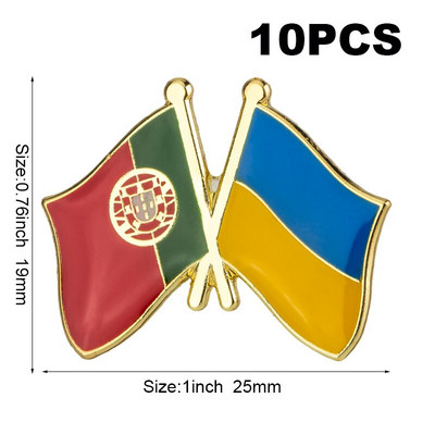 USA Ukraina Ühendkuningriik Ukraina Ukraina Poola Ukraina Taani Ukraina Rootsi Ukraina lipu märk Lipp Reväärinõel Pross