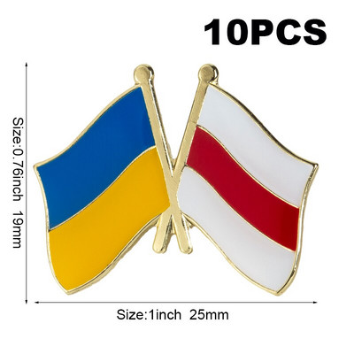 USA Ukraina Ühendkuningriik Ukraina Ukraina Poola Ukraina Taani Ukraina Rootsi Ukraina lipu märk Lipp Reväärinõel Pross