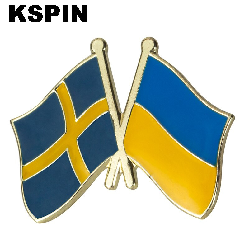 USA Ukraina Ühendkuningriik Ukraina Ukraina Poola Ukraina Taani Ukraina Rootsi Ukraina lipu märk Lipp Reväärinõel Pross