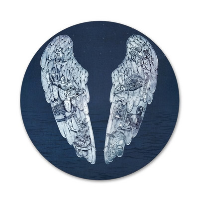 58 mm Coldplay bändi ikoonid nööpnõelad märgi kaunistus prossid metallist märgid riiete jaoks seljakoti kaunistus