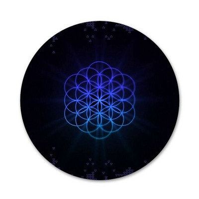 58 mm Coldplay bändi ikoonid nööpnõelad märgi kaunistus prossid metallist märgid riiete jaoks seljakoti kaunistus