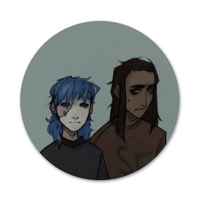 58 mm Sally näomängu ikoonid nööpnõelad märgi kaunistus prossid Metallist märgid seljakoti kaunistamiseks